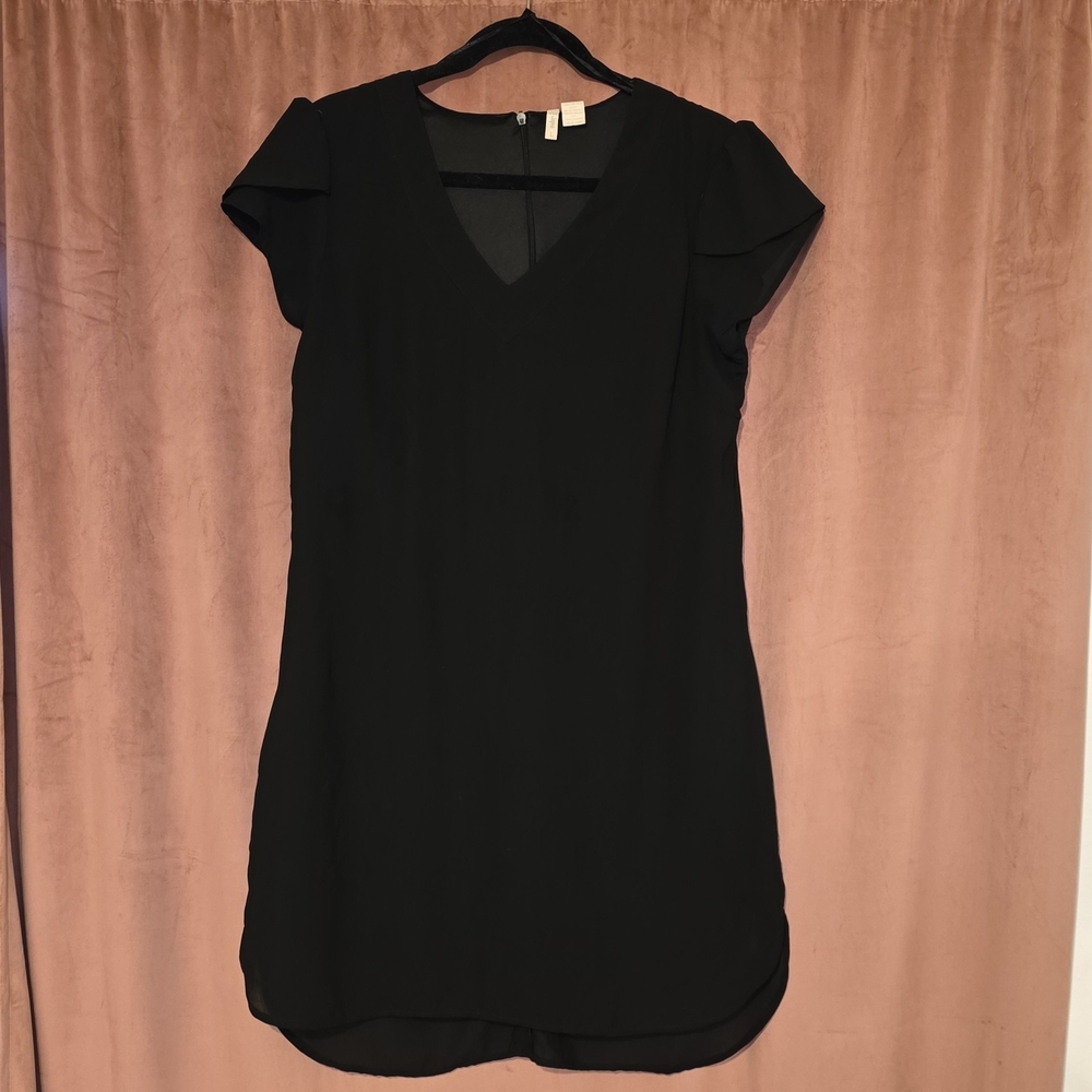 Elegant Black Women's Mini Dress